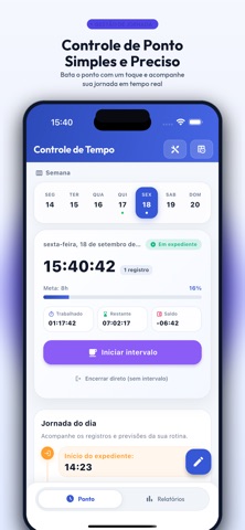 TimeControl - Tela 1